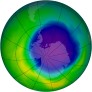 Antarctic Ozone 2007-10-09